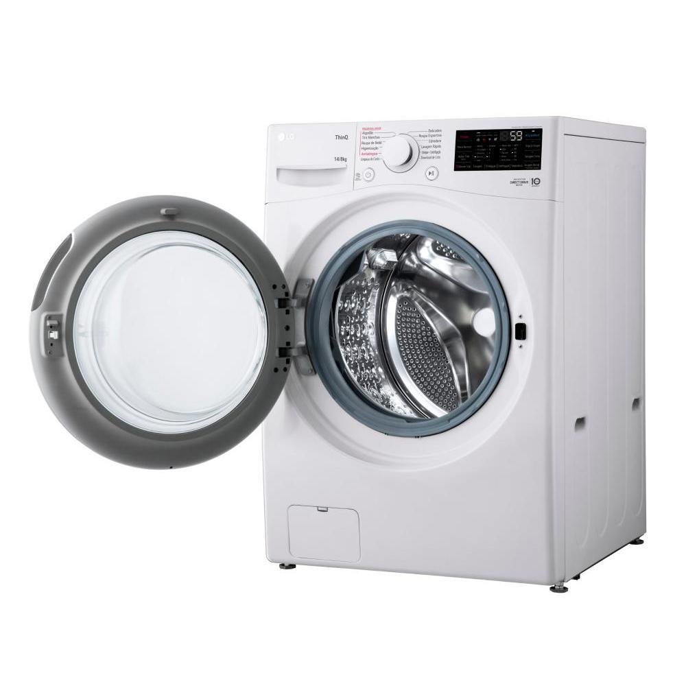 Lava E Seca Smart LG 14kg Branco Com Inteligência, Artificial Aidd Motor Inverter, 127 Volts - Wd14wgsp6 Lava E Seca Smart LG 14kg Branco Com Inteligência, Artificial Aidd Motor Inverter, 127 Volts - Wd14wgsp6