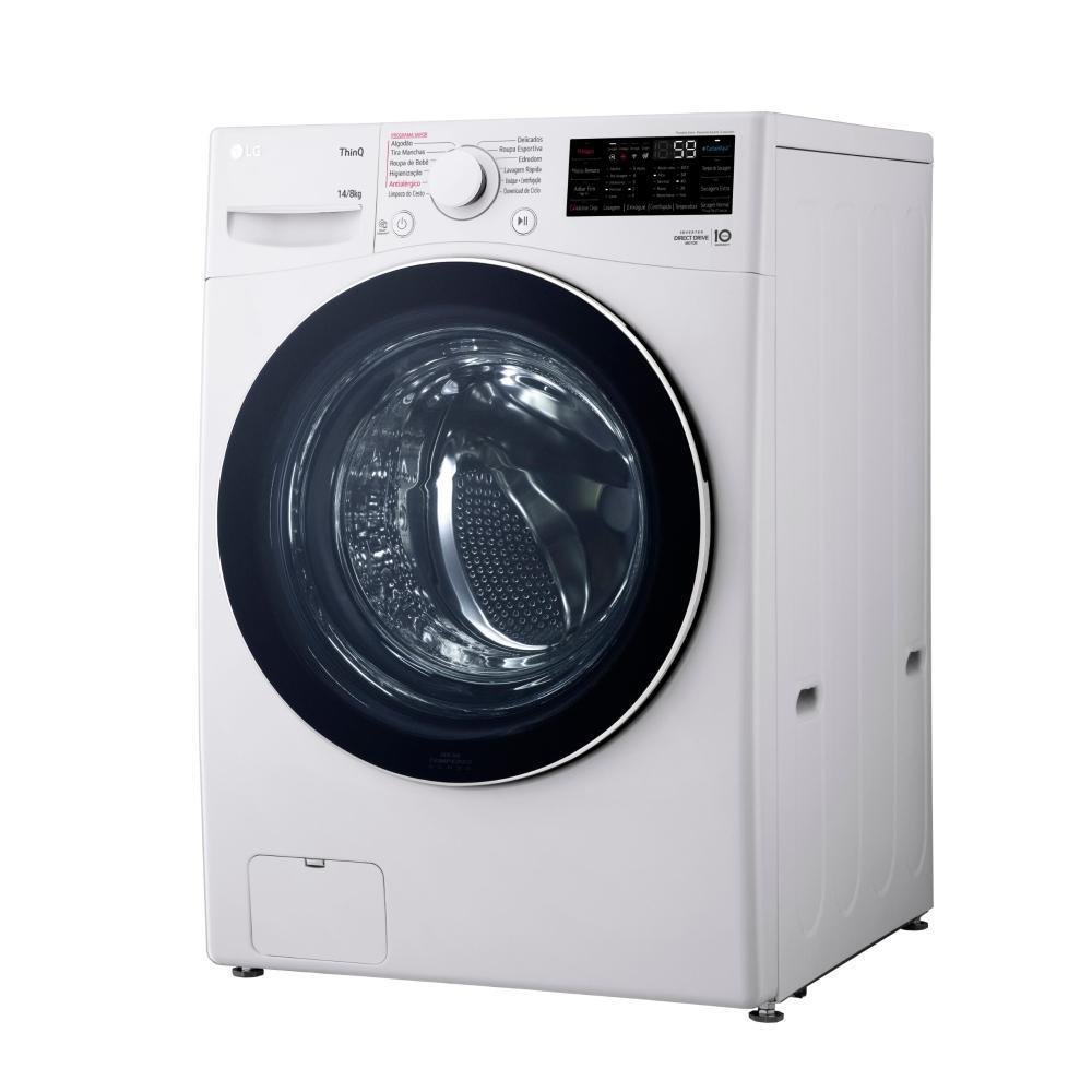 Lava E Seca Smart LG 14kg Branco Com Inteligência, Artificial Aidd Motor Inverter, 127 Volts - Wd14wgsp6 Lava E Seca Smart LG 14kg Branco Com Inteligência, Artificial Aidd Motor Inverter, 127 Volts - Wd14wgsp6
