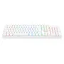 Teclado Óptico Gamer Redragon Surara Pro RGB, Switch Marrom, Abnt2, Keycaps Abs Doubleshot - Branco