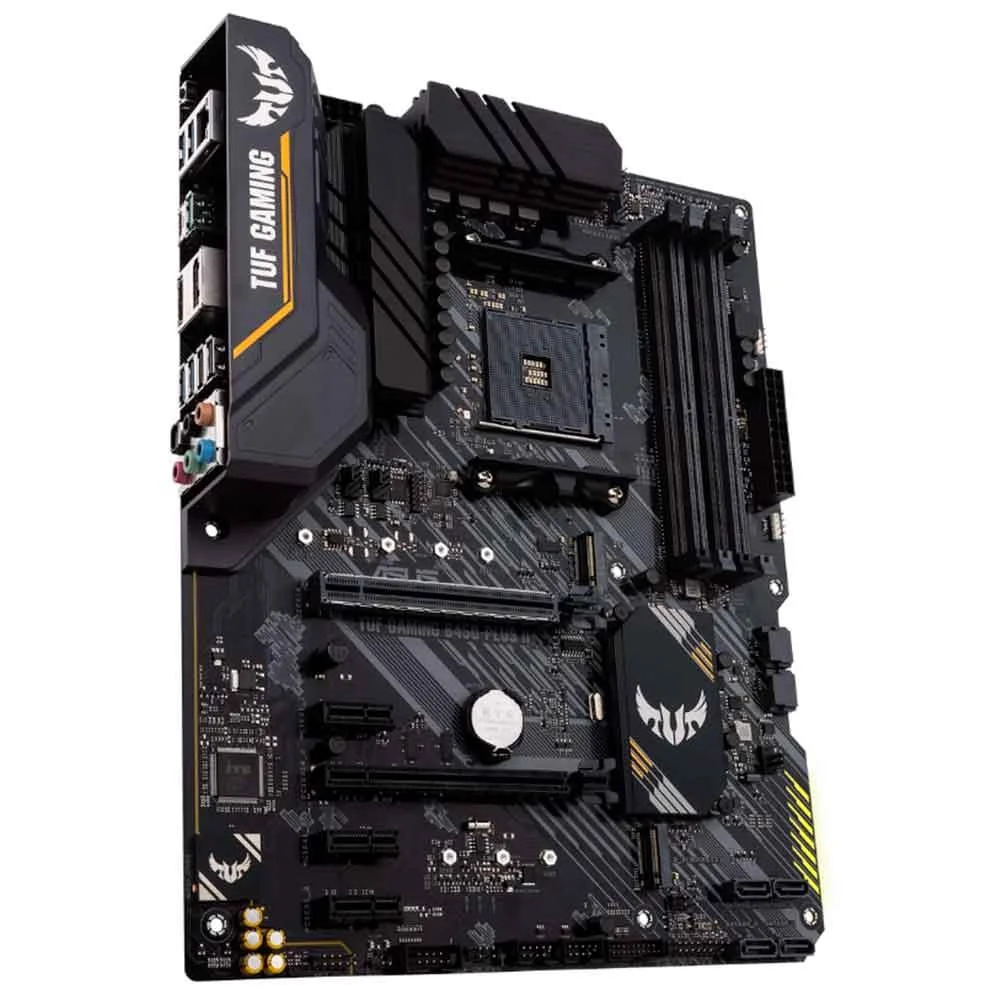 Placa-Mãe Asus TUF Gaming B450-PLUS II, AMD AM4, ATX, DDR4, RGB, HDMI - 5174 Placa-Mãe Asus TUF Gaming B450-PLUS II, AMD AM4, ATX, DDR4, RGB, HDMI - 5174