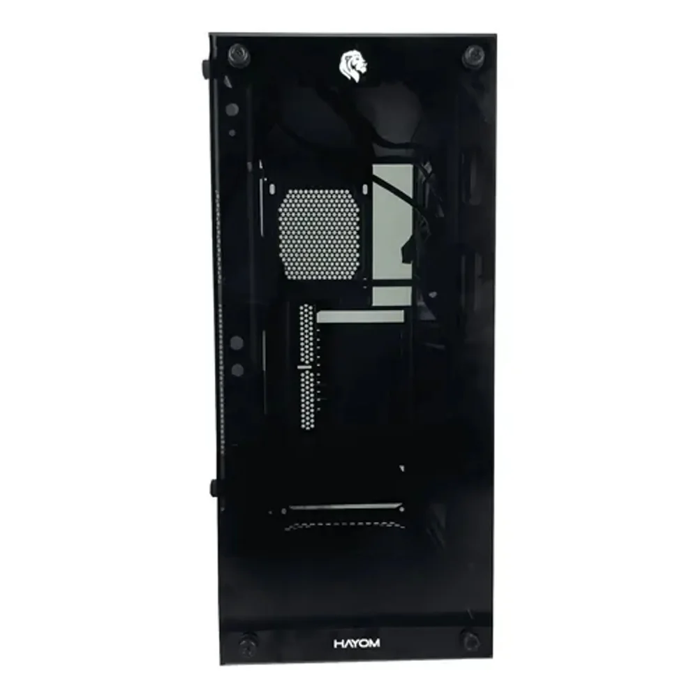 Gabinte Gamer Hayom,Vidro Temperado, Mid Tower, ATX Sem Fan - GB1739 Gabinte Gamer Hayom,Vidro Temperado, Mid Tower, ATX Sem Fan - GB1739