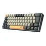 Teclado Gamer Mecânico Redragon Lakshmi Sunrise, Com Switch Marrom, Abnt2, Laranja, Cinza E Preto - K606-Og