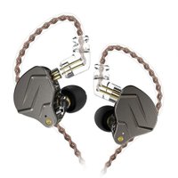 Fone De Ouvido Kz Zsn Pro, Driver Dinâmico, Sem Mic, 24ohms, Cinza