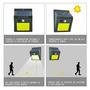 Luminária Arandela Luatek Ecológica Solar, Sensor Movimento, 48 LEDs