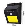 Luminária Arandela Luatek Ecológica Solar, Sensor Movimento, 48 LEDs
