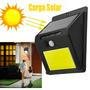 Luminária Arandela Luatek Ecológica Solar, Sensor Movimento, 48 LEDs