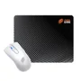 Kit Mouse E Mousepad Oex Game Mc105, Wave, 4 Botões, LED, Branco