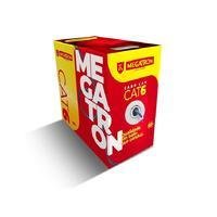 Cabo De Rede Megatron Lan 4p Cat6, 100% Cobre, 305m 4px23awg Vermelho