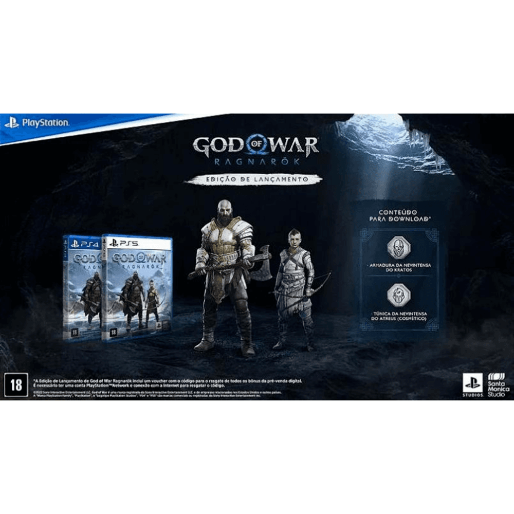 Jogo God Of War Ragnarök - Playstation 5 Jogo God Of War Ragnarök - Playstation 5