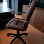 Cadeira Ergodecor Giratória, Escritório Day Presidente, Marrom Relax, Base Preta C/ Rodizio