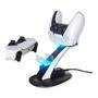 Base Dock Para 2 Controles, Joystick Sem Fio, Ps5 Compatível