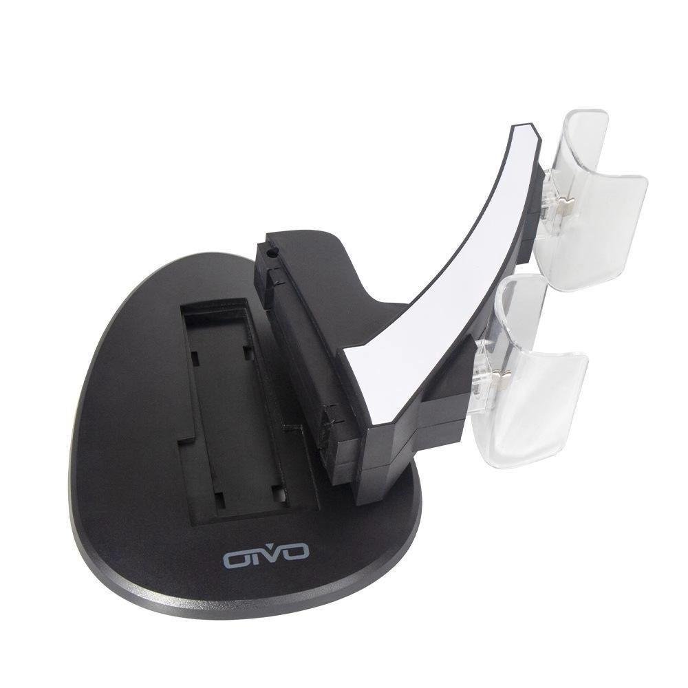 Base Dock Para 2 Controles, Joystick Sem Fio, Ps5 Compatível Base Dock Para 2 Controles, Joystick Sem Fio, Ps5 Compatível