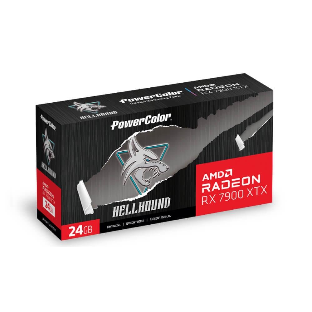 美品！POWERCOLOR AMD RADEON RX 7900 XTX Placa De Vídeo Power Color AMD Radeon Rx 7900 Xtx
