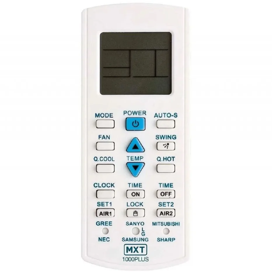 ３ちゃんです。 Controle Mxt 1127 para Ar Condicionado Branco