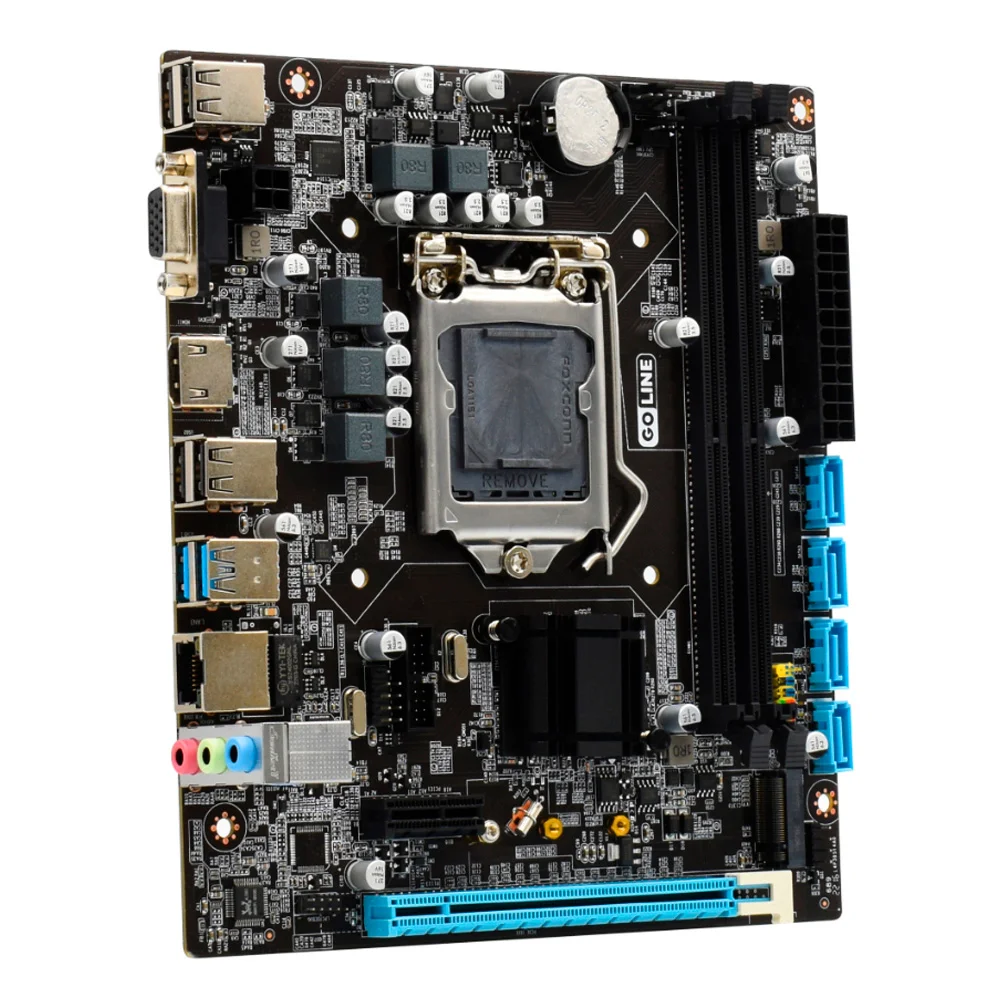 Placa-Mãe Goline Intel 1151, H110M-GD4, 2XDDR4, VGA, HDMI, 7º Geração - GL-H110M-GD4