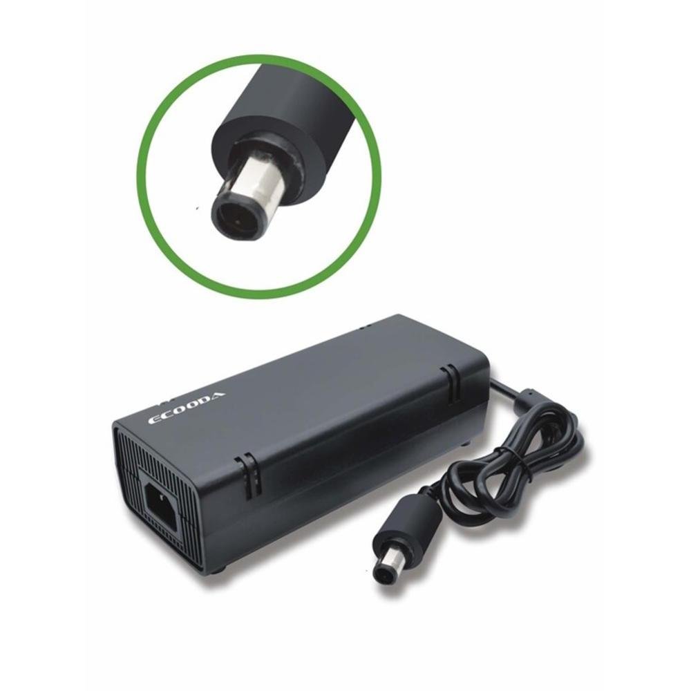 Fonte Ecooda, Compatível Com Xbox 360 Super Slim, AC Adapter 1 Pino Fonte Ecooda, Compatível Com Xbox 360 Super Slim, AC Adapter 1 Pino