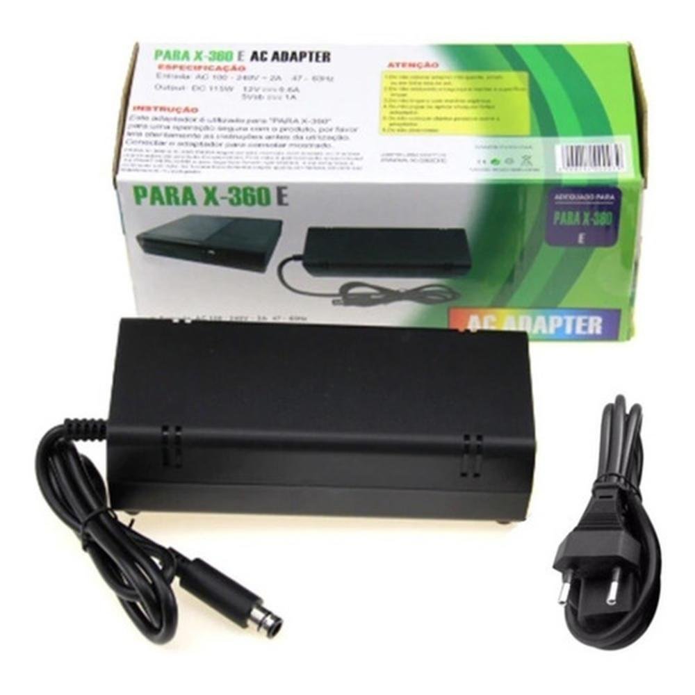 Fonte Ecooda, Compatível Com Xbox 360 Super Slim, AC Adapter 1 Pino Fonte Ecooda, Compatível Com Xbox 360 Super Slim, AC Adapter 1 Pino