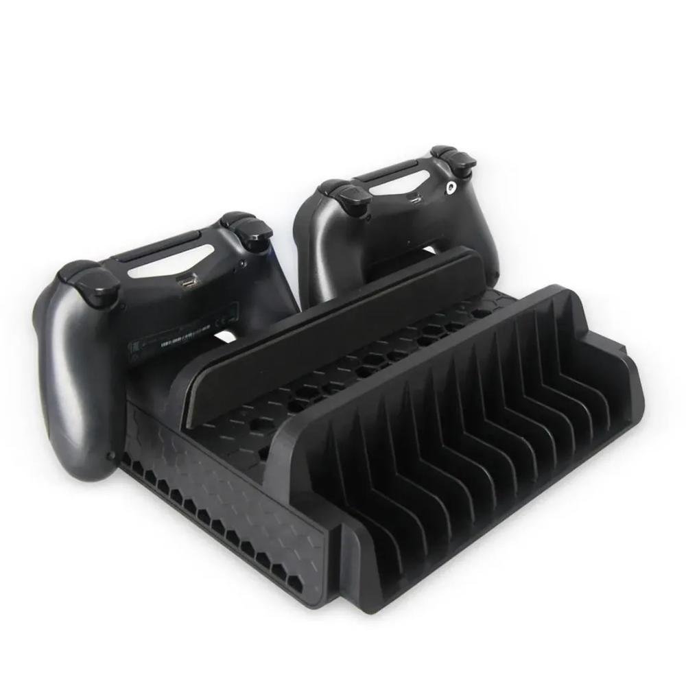Carregador Dobe Tp4-882, Cooler Refrigeração Vertical, Ps4 Slim Pro, Preto