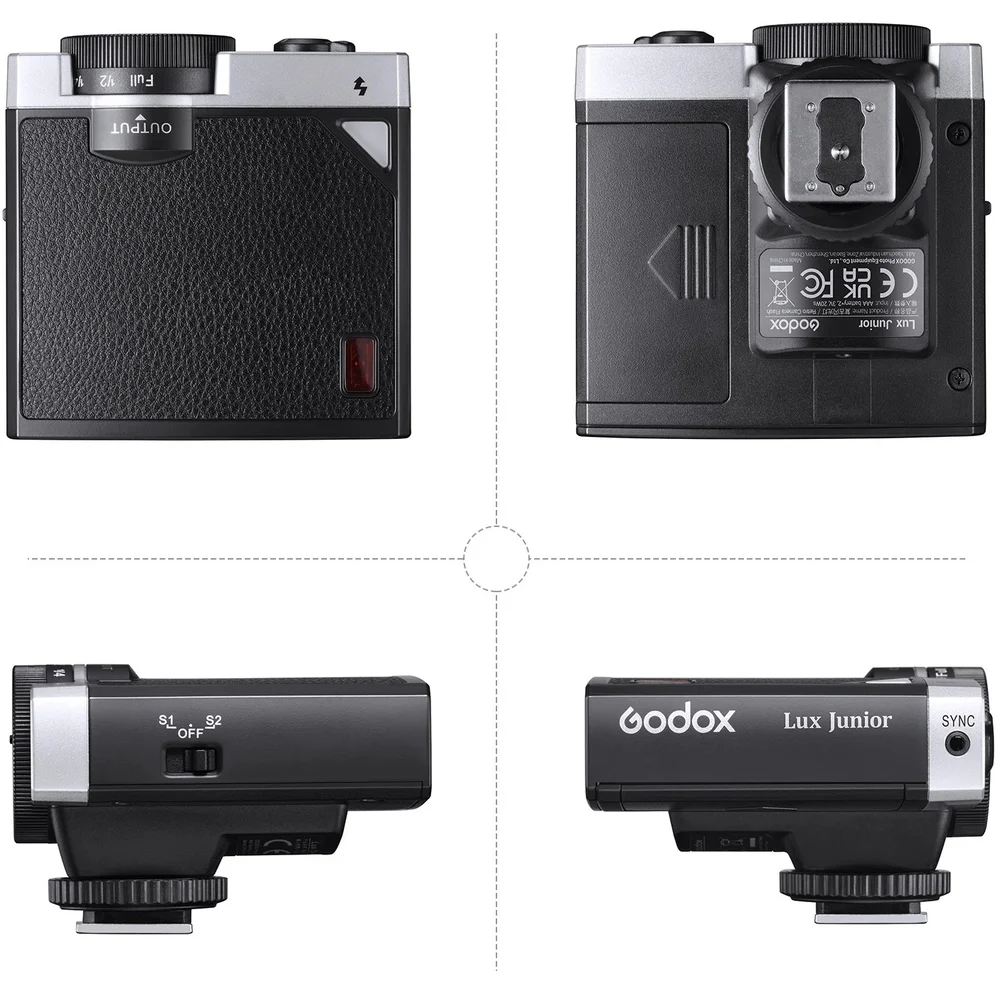 SONY α7＋FE 50mm F1.8+Godox Lux Junior Flash Retro Godox Lux Junior Canon Nikon Olympus Sony | Frete grátis