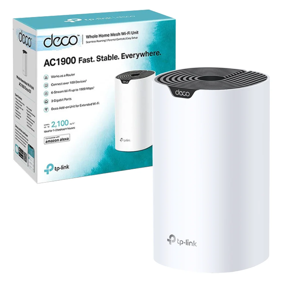 Roteador Tp-link Deco S7, Wi-fi, Gigabit Ethernet Ac 1900MBp