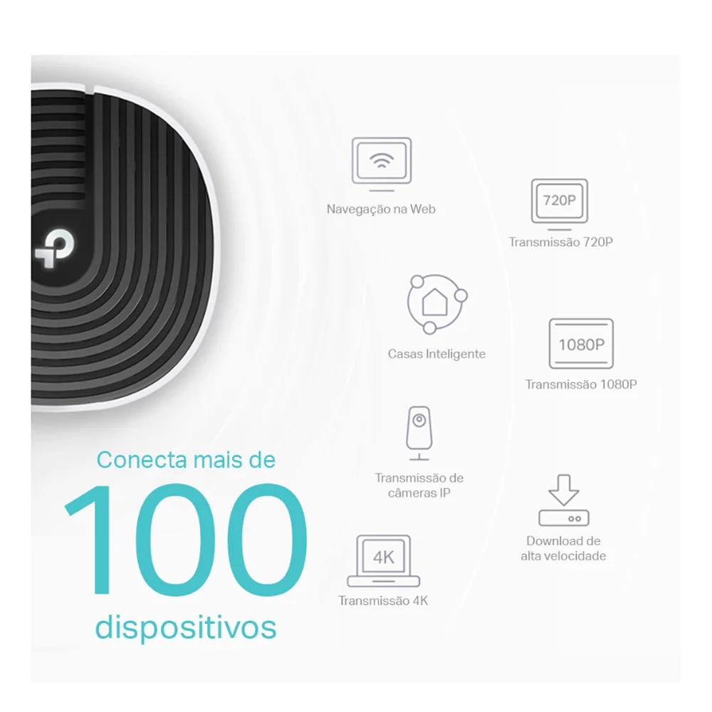 Roteador Tp-link Deco S7, Wi-fi, Gigabit Ethernet Ac 1900MBp