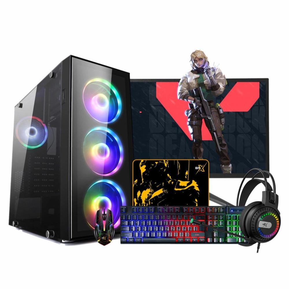 Pc Gamer Completo I7 8GB GT730 4GB Monitor KaBuM