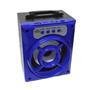 Caixa De Som Portátil, Bluetooth Com Rádio Fm/Usb Tf Aero - Azul