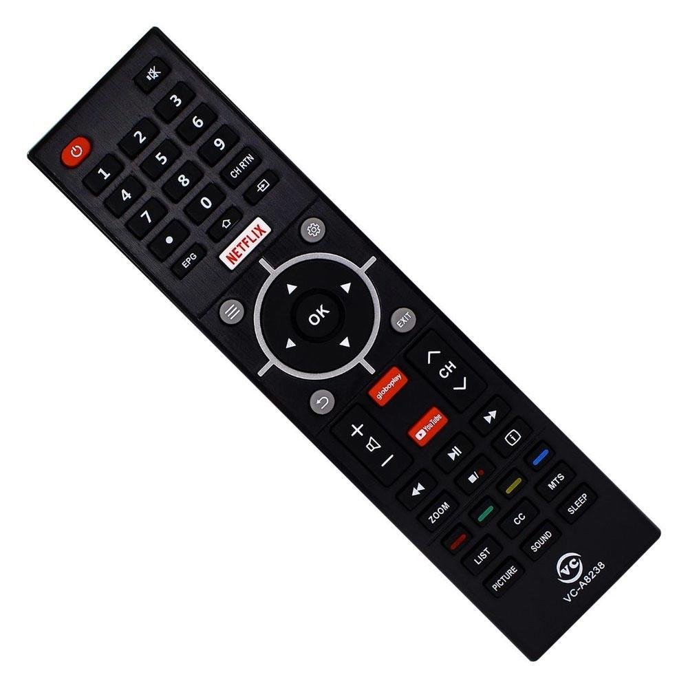 Controle Para Tv Semp Smart L32s3900s Ct-6810 Compatível