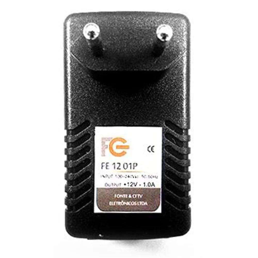 Fonte Fc Fontes Eletronica Poe 12v 1a, Fc1201pn Fonte Fc Fontes Eletronica Poe 12v 1a, Fc1201pn
