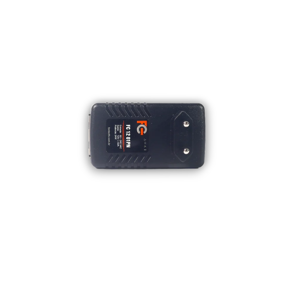 Fonte Fc Fontes Eletronica Poe 12v 1a, Fc1201pn Fonte Fc Fontes Eletronica Poe 12v 1a, Fc1201pn