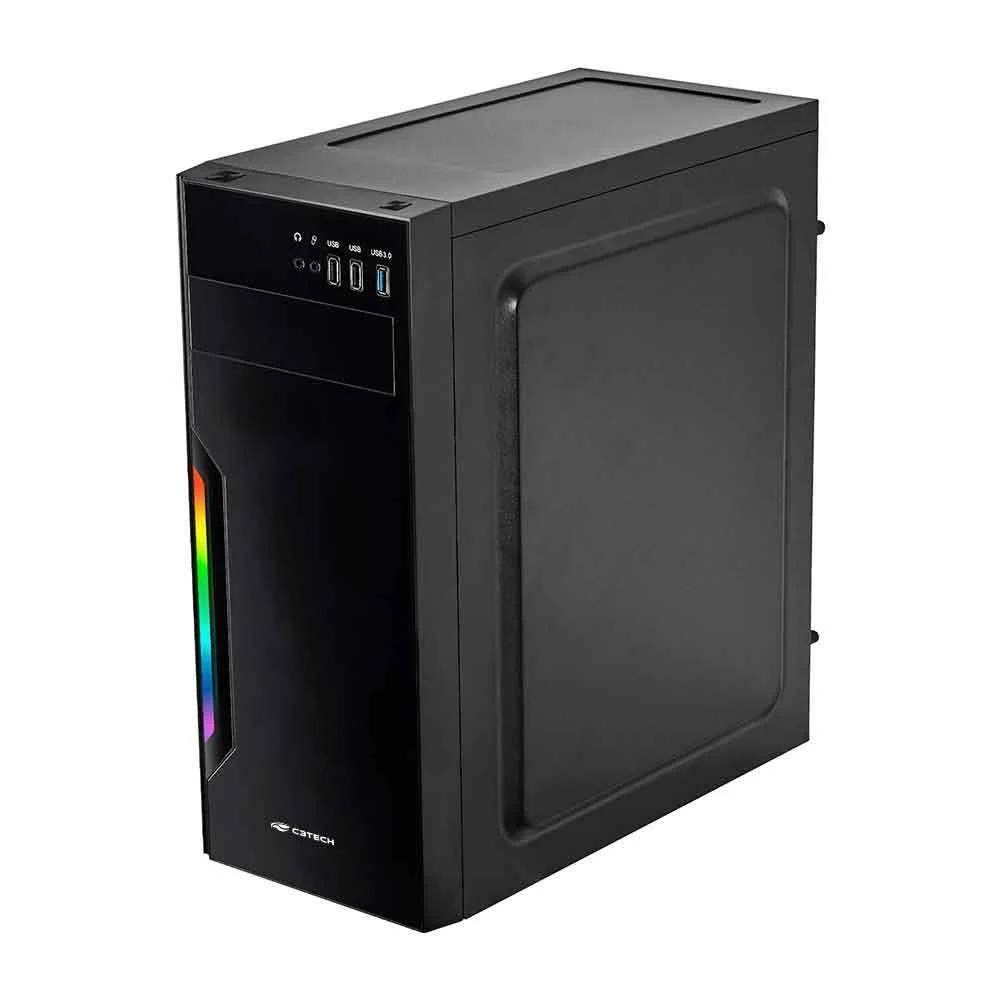 Gabinete Gamer Mt-g210bk S/fonte C3tech Gabinete Gamer Mt-g210bk S/fonte C3tech