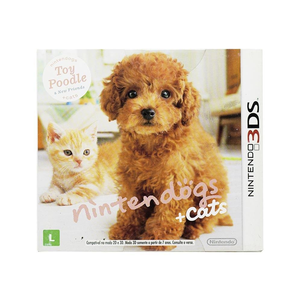 Jogo NintendogsCats 3ds Produto Original KaBuM