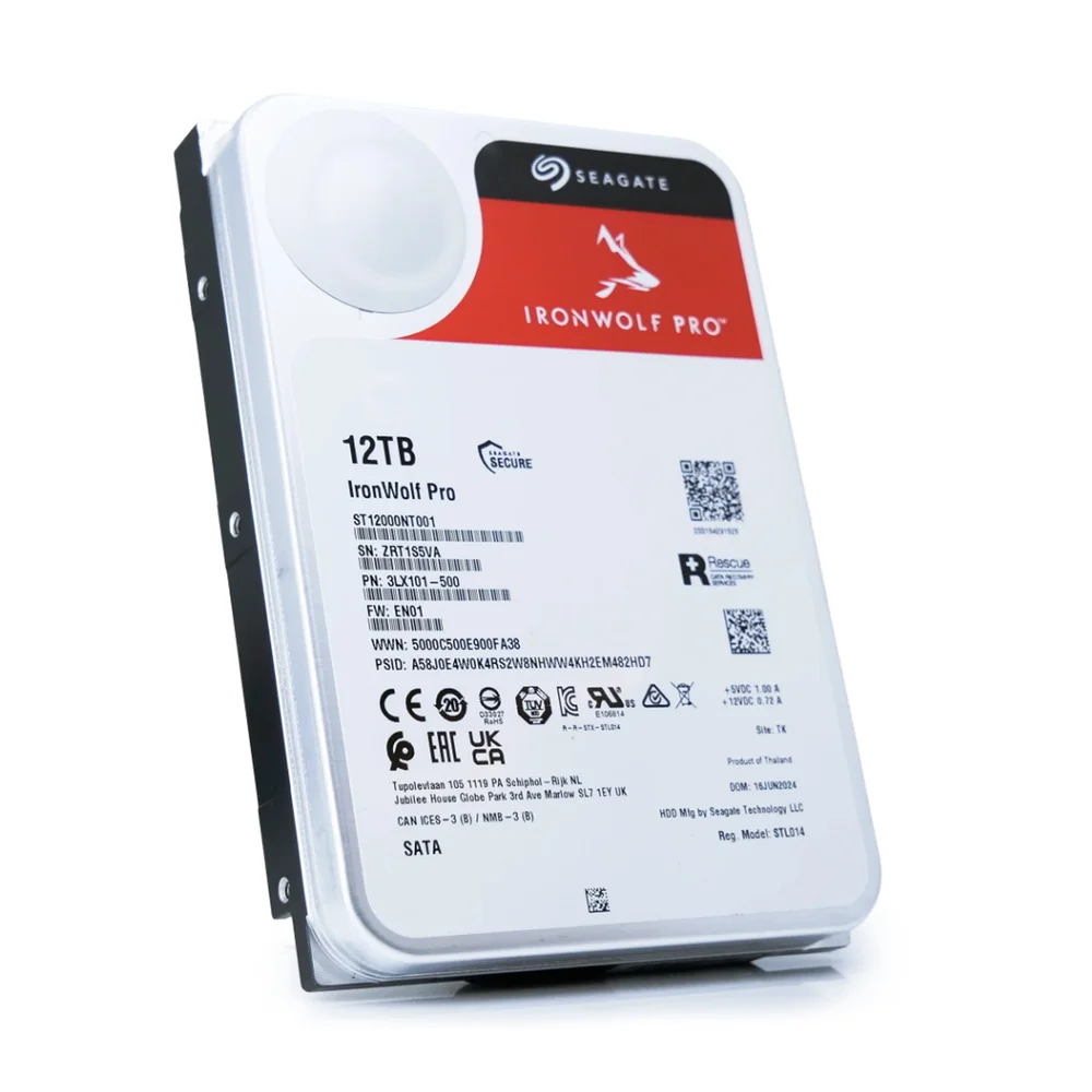 そ*ば様 Seagate 12TB SATA HDD 7200RPM HD Seagate Ironwolf Pro 12TB NAS 7200RPM KaBuM