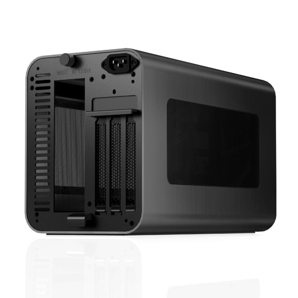 Gabinete Jonsbo Preto Mini Itx, Alumínio V11 Gabinete Jonsbo Preto Mini Itx, Alumínio V11
