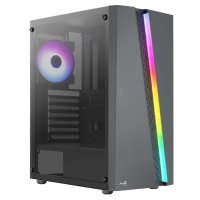 Gabinete Gamer Aerocool, ATX, Blade V1, Preto