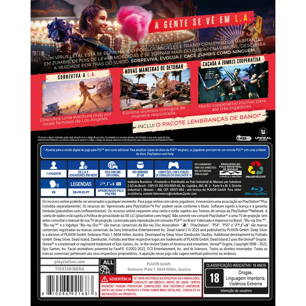 Dead Island 2: Day One Edition, PS4