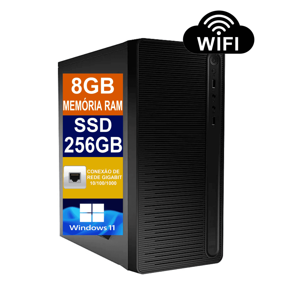 Computador I5 10400 8GB DDR4 SSD 256GB KaBuM Computador I5 10400 8GB DDR4 SSD 256GB KaBuM