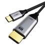 Cabo Cabletime USB C X Displayport, 1.2, 4k, 60hz, Notebook, 1.8m