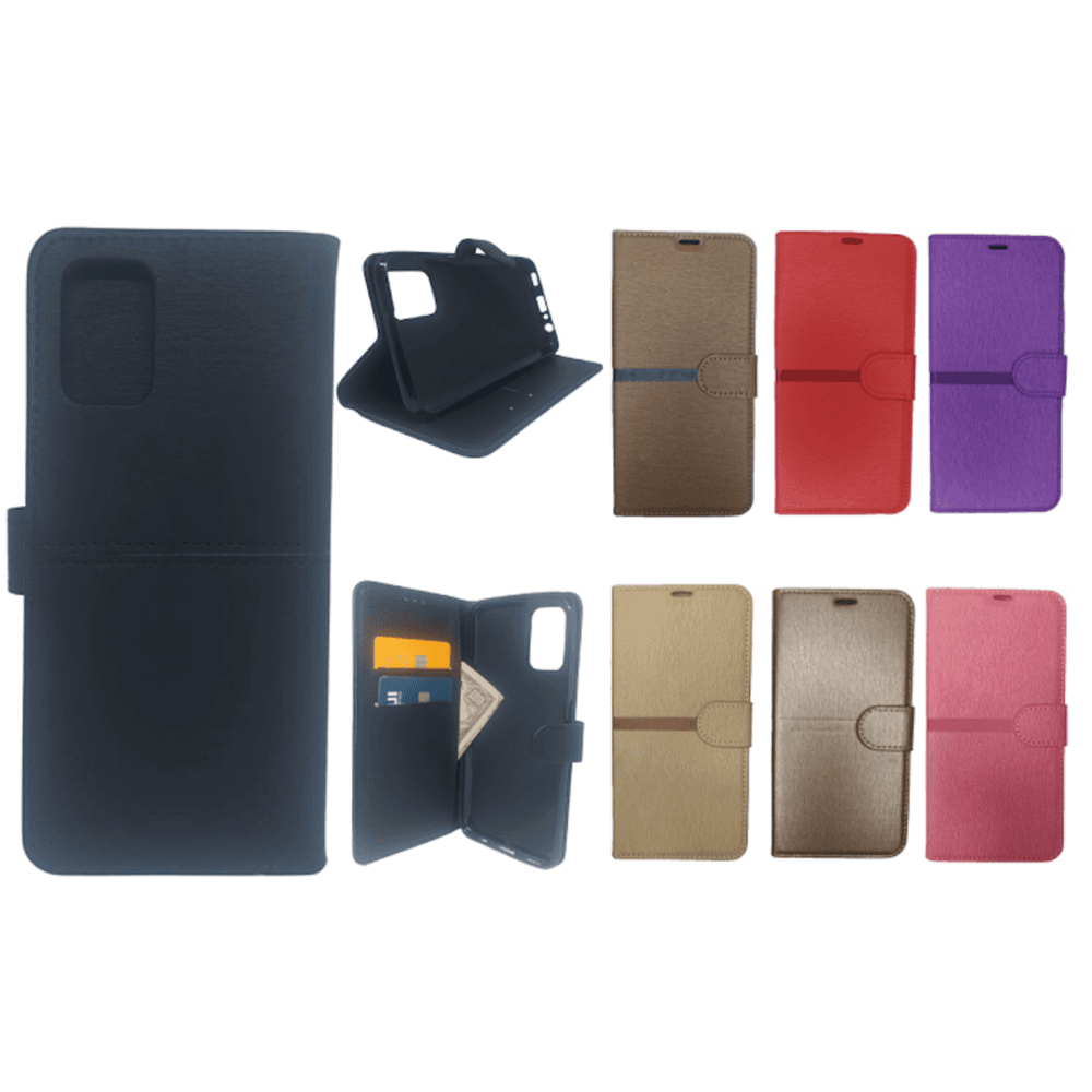 Capa Carteira Para Samsung Galaxy A03s (tela De 6.5) - Roxa