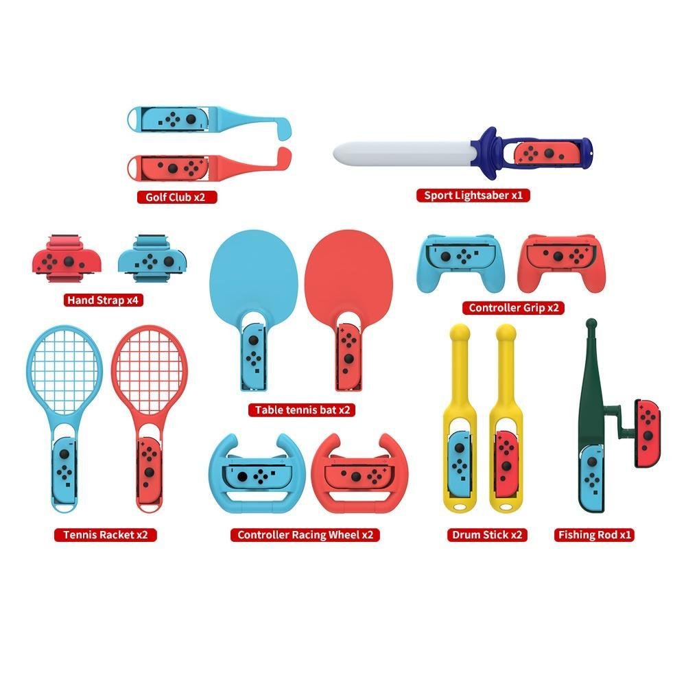 Kit 18 Em 1 Nintendo Switch KaBuM