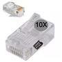 10x Conectores Rj45 Cat5e Macho Plug Furukawa Sohoplus