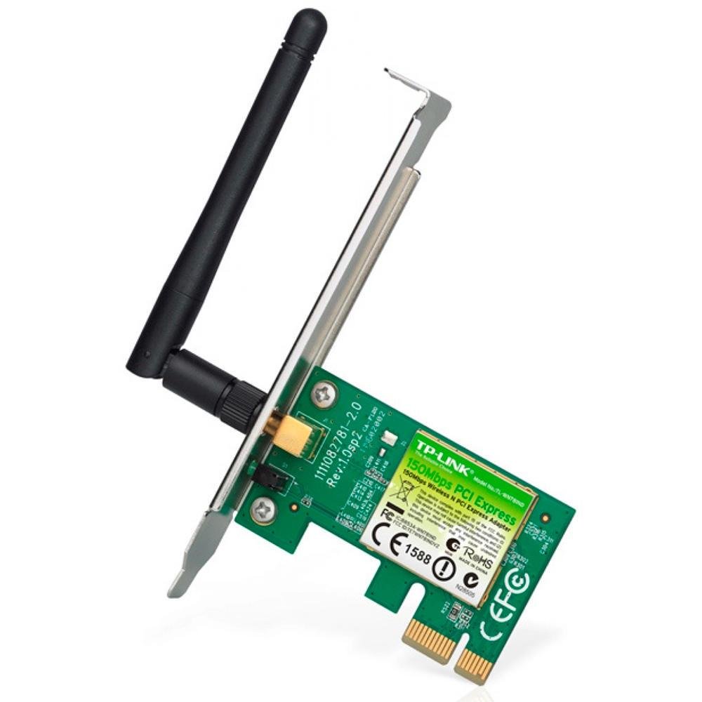 Placa De Rede Tp-Link Wireless, N150MBps, Pci Express -Tl-Wn781nd