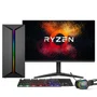 Pc Gamer Completo Amd Ryzen 5 5600g, Gráficos Radeon Vega 7, 16gb Ddr4, SSD 512gb, Fonte 500w, Monitor 24´´ 75hz, 3green Force - 3f-022