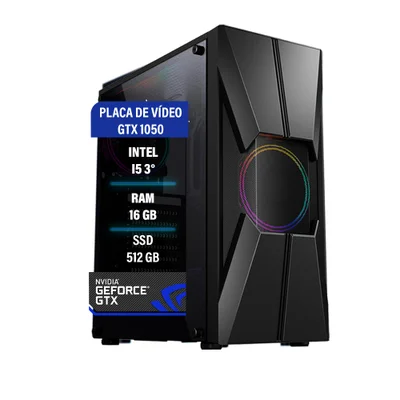 PC Gamer I5 Gtx 1050 Memória 16GB KaBuM