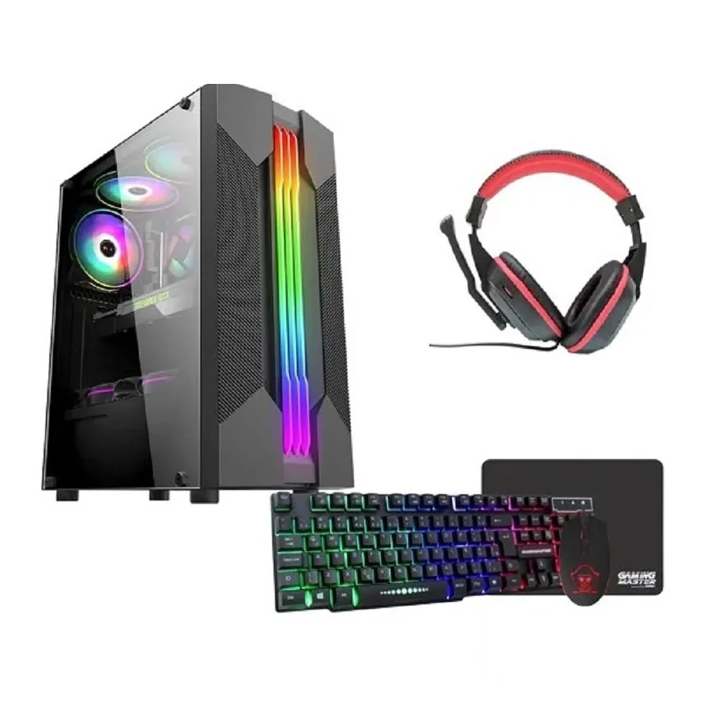 PC Gamer Balão.info Intel Core I7 WIFI, SSD 960GB, Memória 16GB VGA Gt730 4GB,Windows 10 Pro Trial + Teclado E Mouse + Mouse Pad + Headset