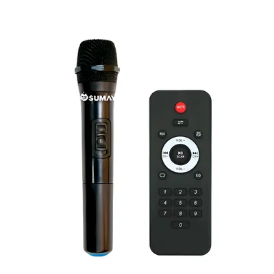 Caixa de Som Amplificada 2 Microfones KaBuM