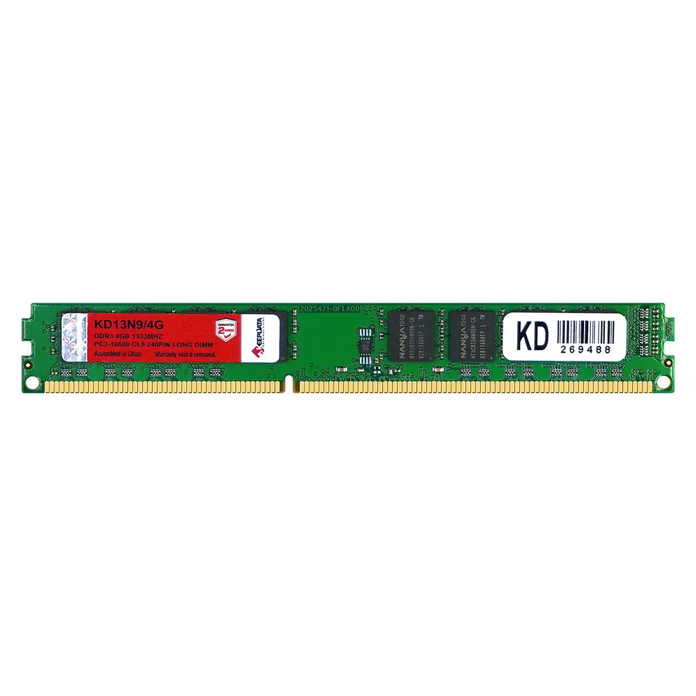 Memória RAM Keepdata, 4GB, 1333MHz, DDR3, Para Desktop - Kd13n9/4g