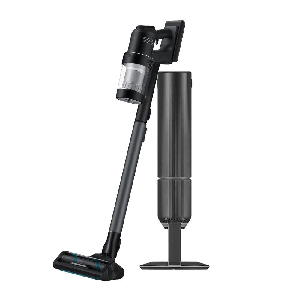 Aspirador De Pó Samsung, Vertical, Sem Fio, Bespoke Jet, Com Ai Cleaning E Clean Station Satin Black