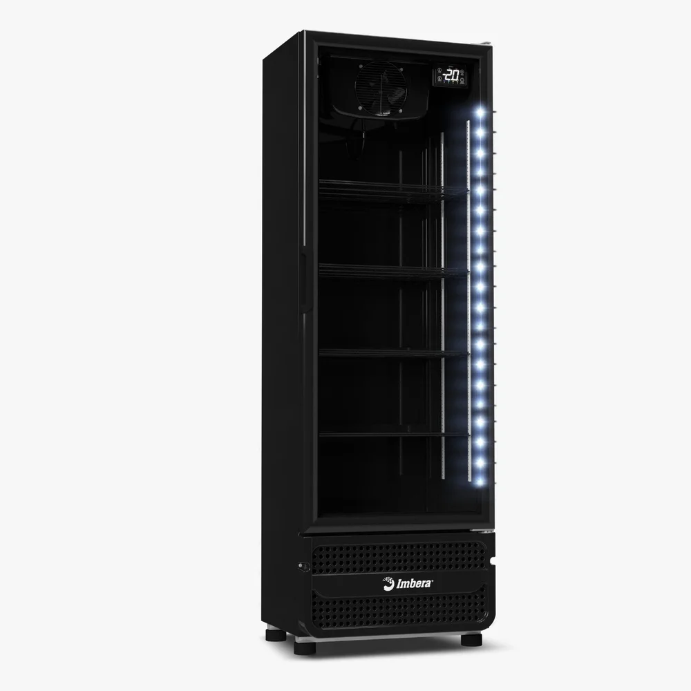 Cervejeira Imbera, 393 Litros, Porta De Vidro Full Black, 220V - Ccv144