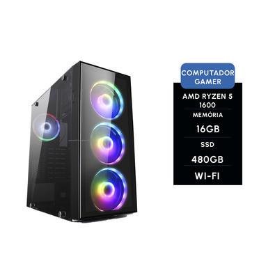 PC Gamer Brx AMD Ryzen 5 1600 16GB KaBuM